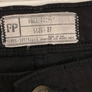 Free People black jeans size 27